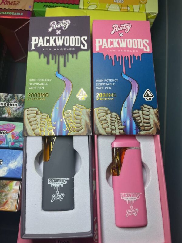 packwoods x runtz disposable vape 2 gram