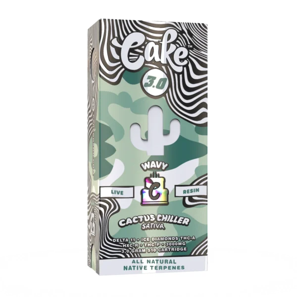 5 Cake Wavy 3g 510 Cartridge cactus chiller