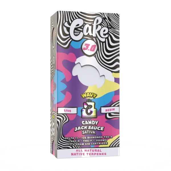 5 Cake Wavy 3g 510 Cartridge candy jack sauce