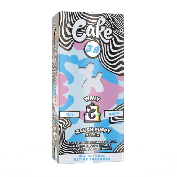 5 Cake Wavy 3g 510 Cartridge zlush puppy