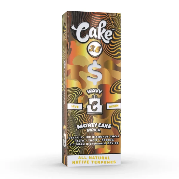 Wavy 3g Disposable money cake